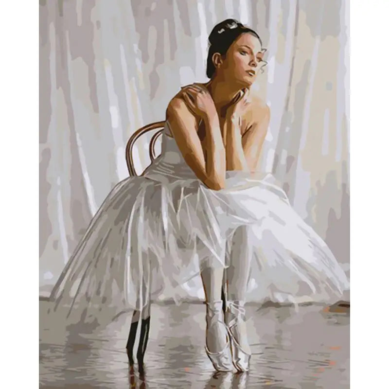 Pintura Numerada Bailarina
