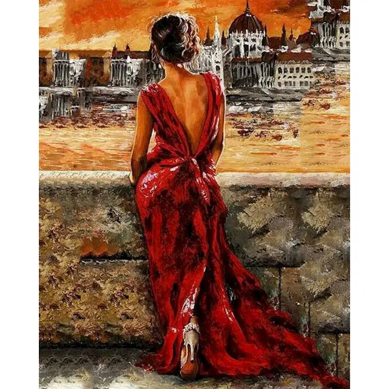 Pintura Numerada Bailarina