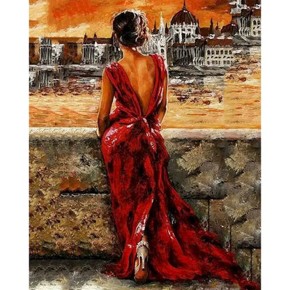 Pintura Numerada Bailarina