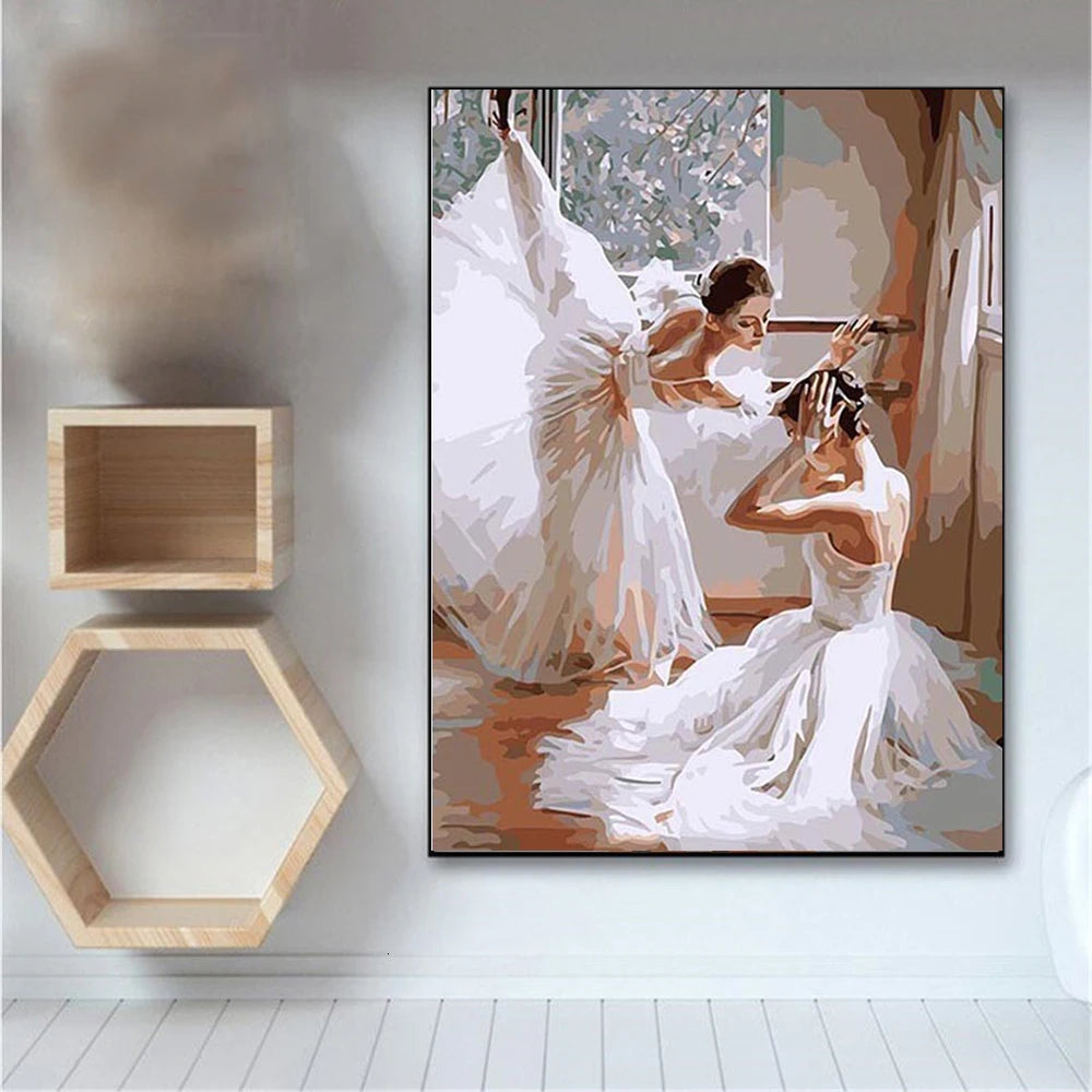 Pintura Numerada Bailarina