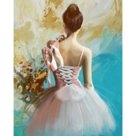 Pintura Numerada Bailarina