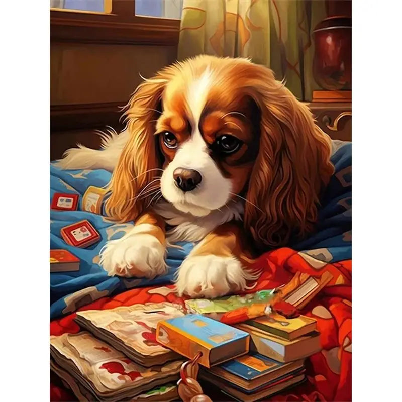 Pintura Numerada Terapêutica - Cachorro