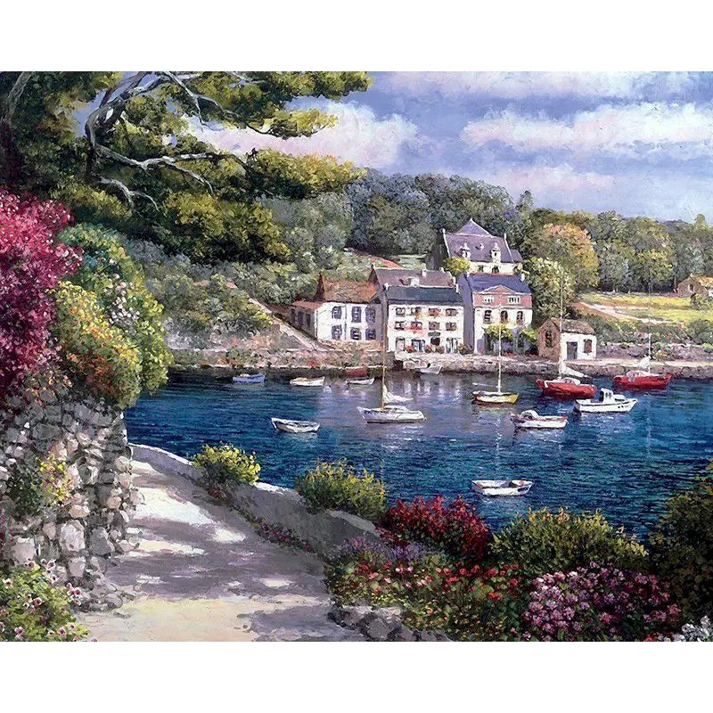 Pintura Numerada Terapêutica - Paisagem
