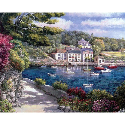 Pintura Numerada Terapêutica - Paisagem