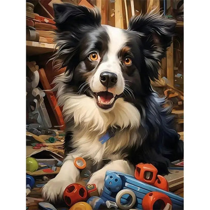 Pintura Numerada Terapêutica - Cachorro