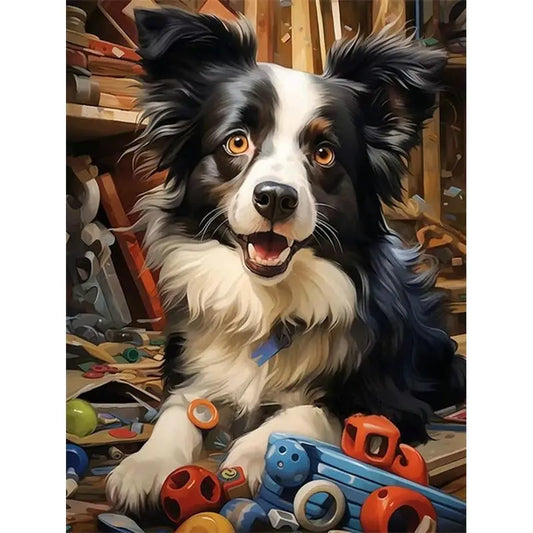 Pintura Numerada Terapêutica - Cachorro