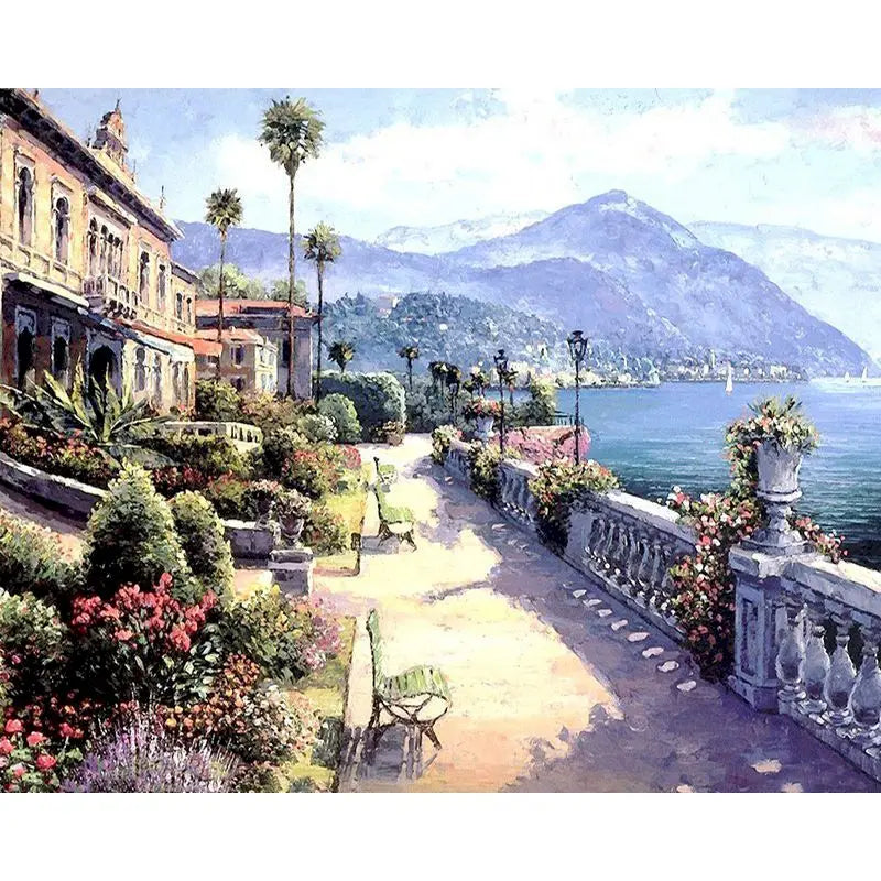 Pintura Numerada Terapêutica - Paisagem