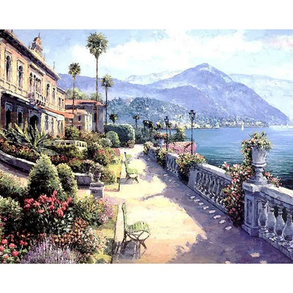 Pintura Numerada Terapêutica - Paisagem