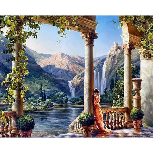 Pintura Numerada Terapêutica - Paisagem