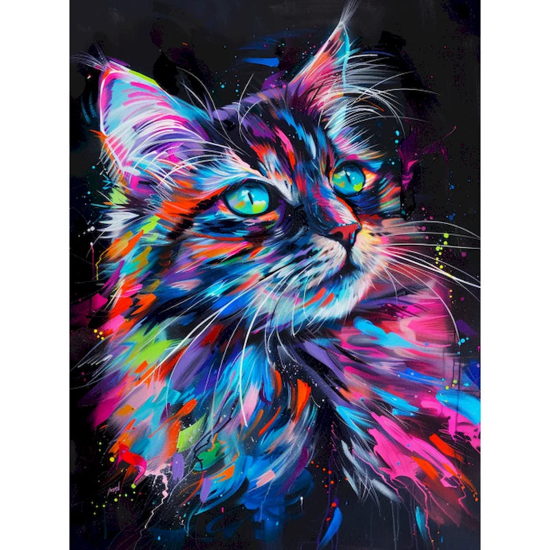 Pintura Numerada Terapêutica - Gatos