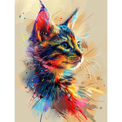 Pintura Numerada Terapêutica - Gatos