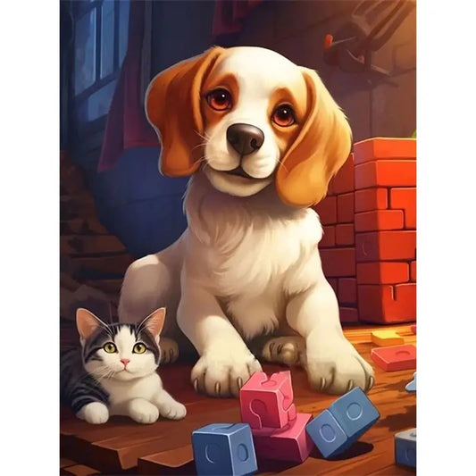 Pintura Numerada Terapêutica - Cachorro