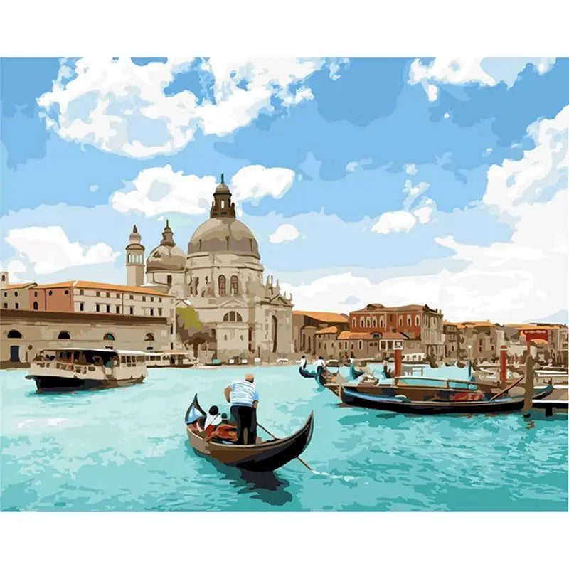 Pintura Numerada Terapêutica - Paisagem