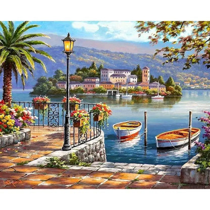 Pintura Numerada Terapêutica - Paisagem