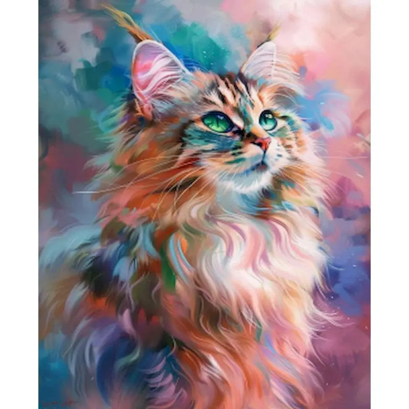 Pintura Numerada Terapêutica - Gatos