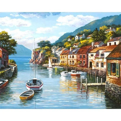 Pintura Numerada Terapêutica - Paisagem
