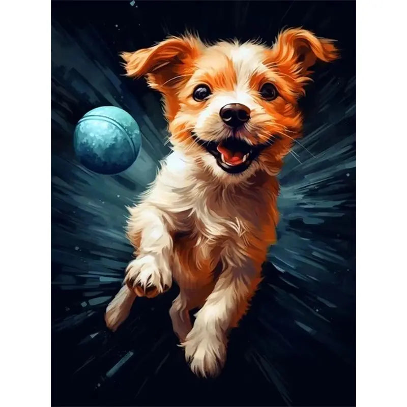 Pintura Numerada Terapêutica - Cachorro