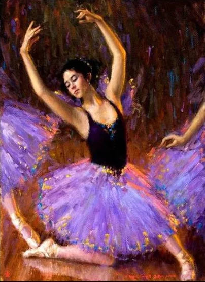 Pintura Numerada Bailarina