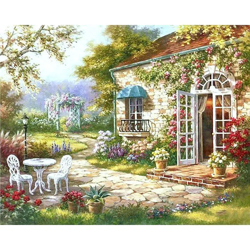 Pintura Numerada Terapêutica - Paisagem