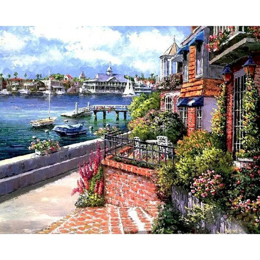 Pintura Numerada Terapêutica - Paisagem
