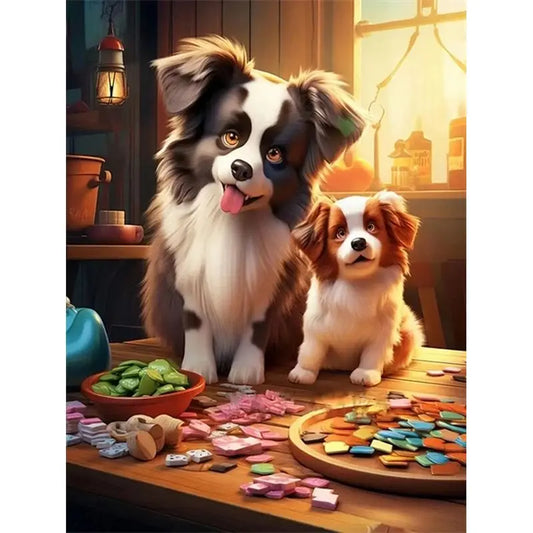 Pintura Numerada Terapêutica - Cachorro