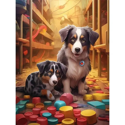 Pintura Numerada Terapêutica - Cachorro