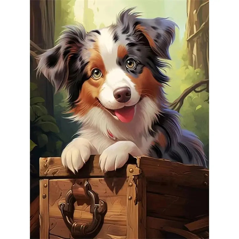 Pintura Numerada Terapêutica - Cachorro